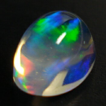 【オーロラを閉じ込めた石】メキシコオパールオーバルカボション 約0.77cts