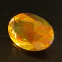 【ファセットカットにオーロラが】メキシコオパールオーバルシェイプ 約0.50cts(4)