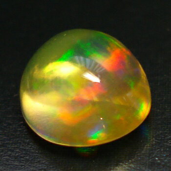【オーロラのシャボン玉】メキシコオパールオーバルカボション 約1.15cts
