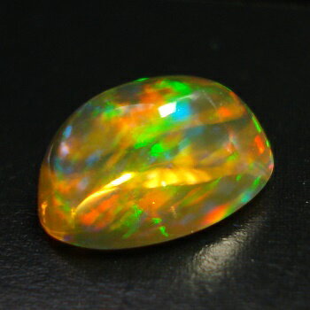 【オーロラのシャボン玉】メキシコオパールオーバルカボション 約1.35cts 【オーロラのシャボン玉】メキシコオパールオーバルカボション 約1.35cts