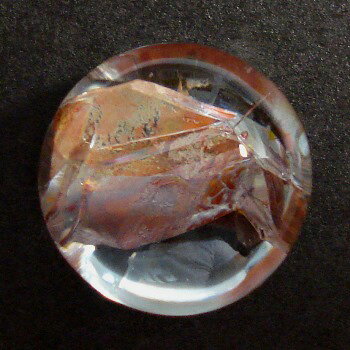 【自然の驚異】クォーツインクォーツラウンドカボション 約12.61cts