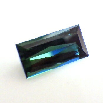 【大粒＆バイカラーの輝き】ブルーグリーントルマリンロングオクタゴン 約3.82cts