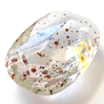 【ガーネットの原石入り】ガーネット イン クォーツオーバルシェイプ 約35.70cts