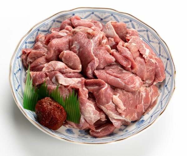 【仲田精肉店】豚ハラミ（こめかみ）400g×4パック豚一頭から少量しかとれない超希少部位を秘伝の自家製の辛みそと醤油で食べれば、お酒やご飯にぴったり！赤身肉でヘルシーですので、女性にもおすすめです