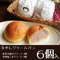 【能登の恵み】冷やしクリームパン6個入り【チルド送料込】