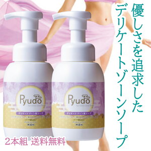 デリケートゾーン ソープ ケア 送料無料 におい かゆみ ニオイ 黒ずみ 臭い対策に 石鹸 女性 vio用せっけん おすすめ デリシャスボディ 250ml×2本 洗浄 洗浄剤 ボディソープ Ryudo(リュウドウ・龍道)山内乃理子プロデュース 弱酸性 敏感肌用