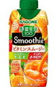 カゴメ 野菜生活100 Smoothie ビタミンスムージー 330ml×12本 送料無料 砂糖不使用 マルチビタミン 野菜 果実 100%ジュース 常温保存 ...
