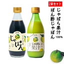 【2本セット】北山村のじゃばら果汁100% 360ml / 北山村のじゃばらポン酢...