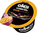 ダノンジャパン オイコス ヨーグルト 脂肪0 パッションフルーツ 113g×12個 送料無料 タンパク質10g 低GI チルド便 要冷蔵品 期間限定 oikos