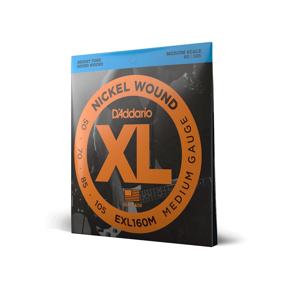 yGLx[Xz __I D'Addario EXL160M Medium Medium 50-105 XL NICKEL Ki ~fBA x[X 