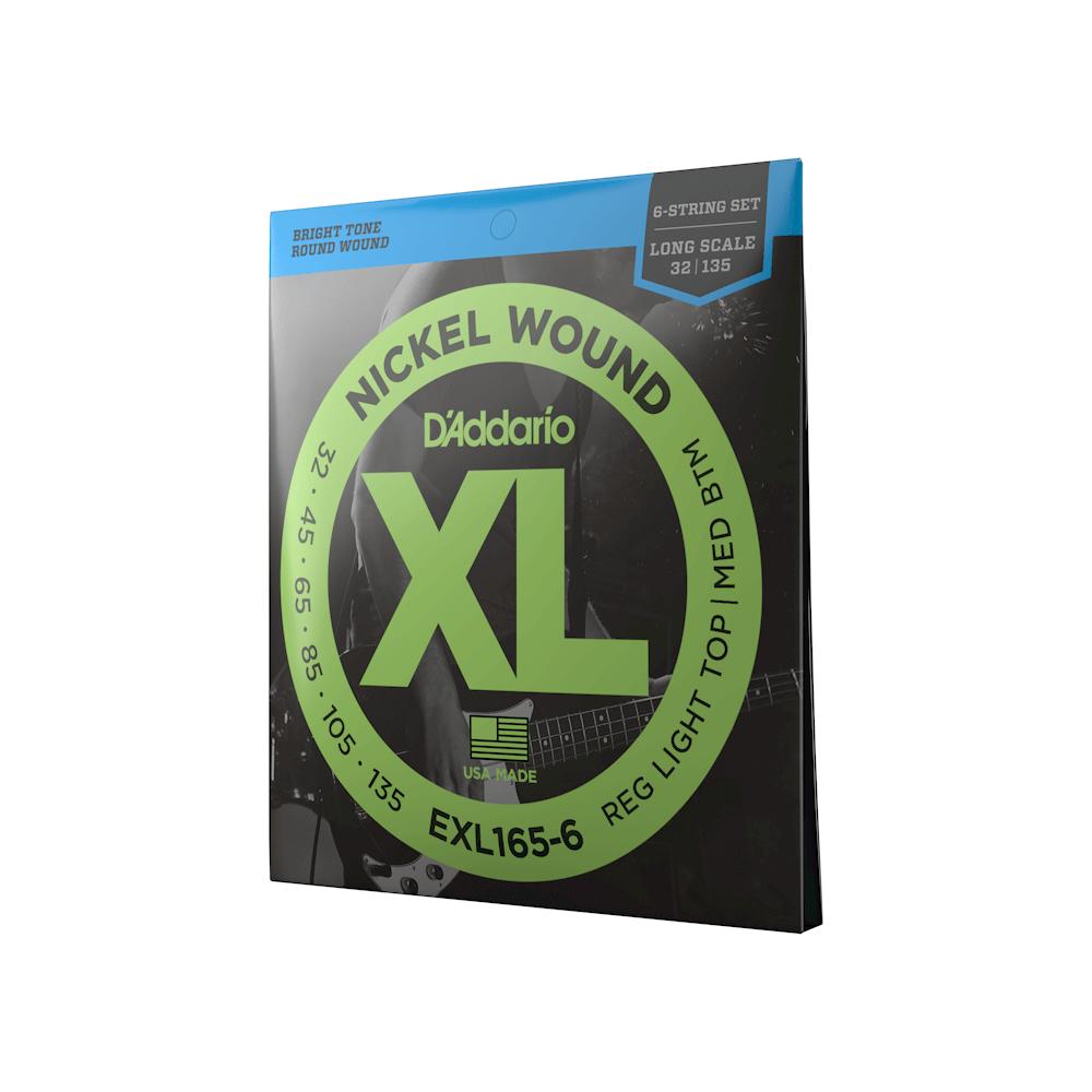 yGLx[Xz __I D'Addario EXL165-6 6-String Long 32-135 XL NICKEL Ki x[X 