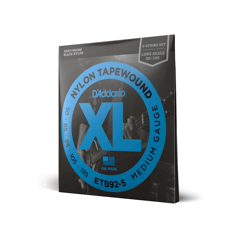 yGLx[Xz __I D'Addario ETB92-5 5-String Medium Long Scale 50-135 XL NICKEL Ki 5 tbg ubNiC ~fBA OXP[ x[X 