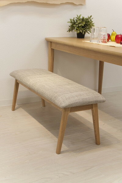 【モタベンチ】 天然木 アッシュ コットン おしゃれ かわいい 選べる4色 インテリア アクセント 快適 座り心地 デザイン