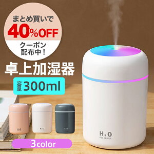 【40％OFFクーポン】加湿器 卓上 usb 次亜塩素酸水対応で 除菌 消臭 加湿器 卓上 オフィス 噴霧器 車載 携帯 静音 小型 寝室にも おしゃれ ディフューザー 空気洗浄機