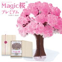 【メール便】マジック桜 Magic桜 プレミアム 12時間で咲く感動のサクラ マジック クリスマスツリーシリーズ おうち花見 室内屋内花見 母の日 お花見グッズ 入学祝 卒業祝 合格祈願 受験生 グッズ プレゼント 母の日 おもちゃ おとぎの国 re001