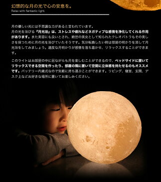 間接照明 おしゃれな月ライト MOON LIGHT ムーンライト 直径18cm USB充電式 インテリア照明 キャンプライト 寝室 おしゃれ 防災対策 停電対策 フロアライト irp01