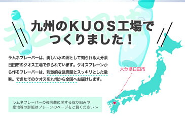 炭酸水 クオス フレーバー 500ml KUOS ラムネ フレーバー 国産 軟水 スパークリングウォーター ペットボトル 炭酸飲料 カロリーゼロ