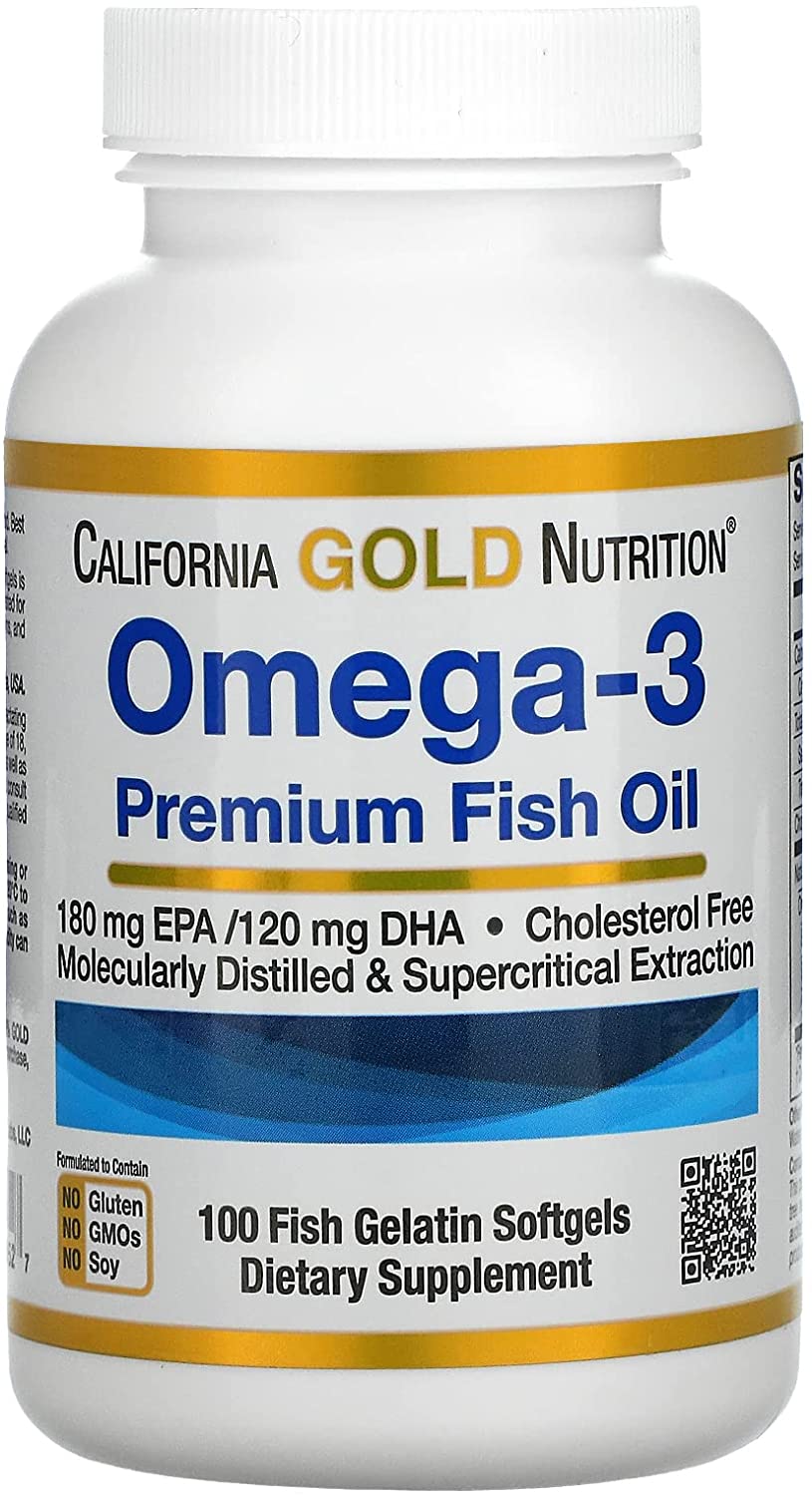  Premium Fish Oil epa dha dha&epa カリフォルニア ゴールド ニュートリション プレミアム フィッシュオイル dha epa オメガ 3 サプリメント EPAサプリ オイル omega3 サプリ 海外 健康 サポート コレステロール 送料無料