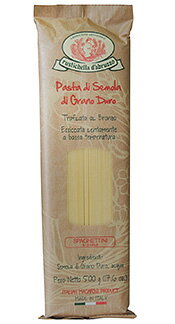 ルスティケーラ　ダブルッツォ　スパッゲティーニ1.7mm　500g　伝統的な職人仕事で作られる小麦の深い味わいの贅沢なパスタ 高級パスタ イタリア ダブルッツォ産