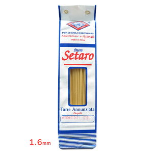 Setaro セタロ　スパゲティーニ 1.6mm　500g 奇跡のパスタ 高級パスタ （常温）