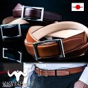 ベルト メンズ 本革 ビジネス 穴無し 無段階 ブランド フリコバックル WINS FACTORY イタリアンレザー 日本製 職人 レザークラフト ハンドメイド 牛革 30mm幅 その1