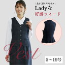 事務服 ベスト レディース HCV8110 アイトス ミストチェック