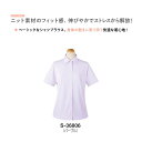 事務服 制服 半袖ブラウス シャツ レディース ホームクリーニング セロリー Selery S36806 吸水 速乾 透け防止