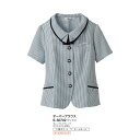 事務服 制服 オーバーブラウス レディース ホームクリーニング セロリー Selery S50702 二重ポケット ネームホール