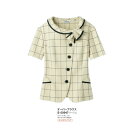 事務服 制服 オーバーブラウス レディース ホームクリーニング セロリー Selery S50947