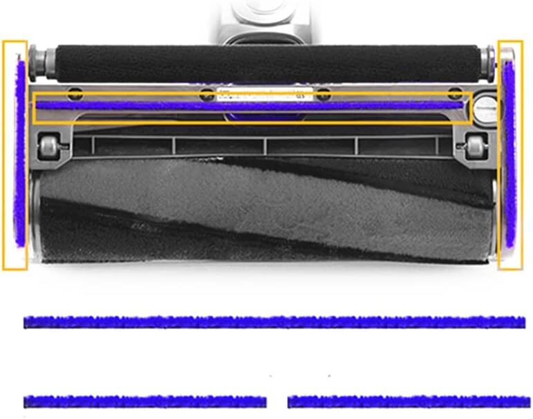 ・ダイソン※掃除機に標準的に装備されているソフトローラークリーナーヘッドの床接触面にある吸引とショック吸収をサポートするフェルトの互換交換パーツです（ソフトローラークリーナーヘッド本体は付属しません）。※本フェルトは互換製品でありダイソンが製造するものではありません。 ・使い続けているとゴミを吸い残して吸引力が落ちているような気がする時があります。吸引力低下の原因は、パイプ内部、掃除機本体、サイクロン内部、フィルター目詰まりなど様々考えられますが、実はこのフェルトが摩耗することで吸い残しを生じ易くなり吸引力が落ちたと感じさせている場合もあります。 ・また、このフェルトが摩耗することで、床とのクッション性が低下して、フローリング床やカーペット上に引っ搔き傷や線を残す結果に繋がることもあります。交換はそれほど難しくありません！！ 【対象機種】V6 V7、V8、V10、V11シリーズ用のソフトローラークリーナーヘッド、ダイレクトドライブモーターヘッド（掲載写真の型以外には適合しませんのでご注意ください）