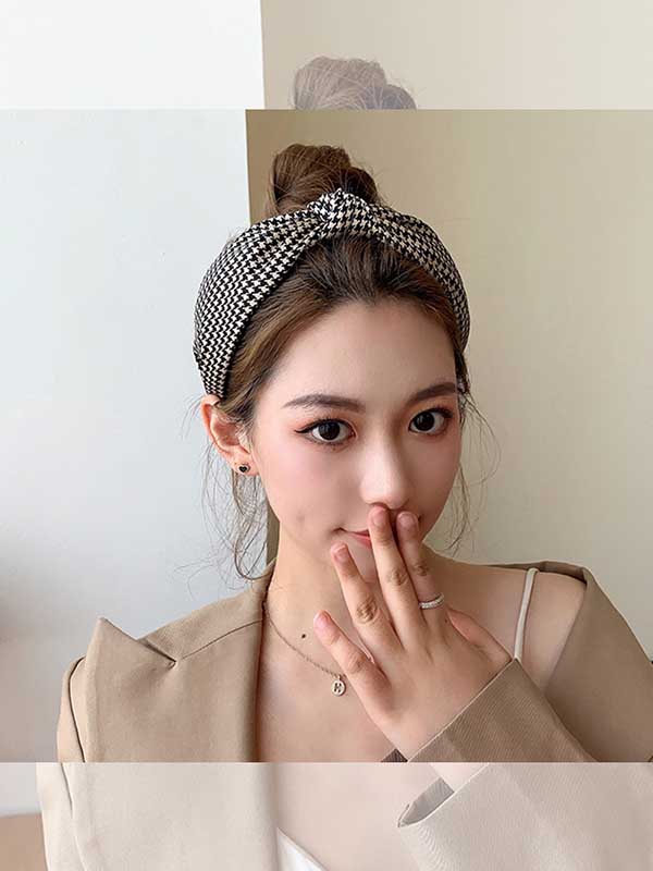 ヘアーアクセサリー　 カチューシャ　リボン付け　キラキラ　シンプル　 人気 流行　気質 百掛け sweet..