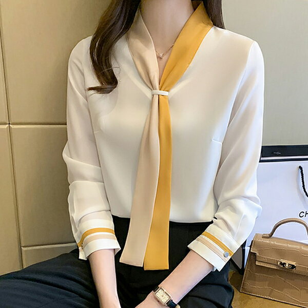 樂天商城 - 新作　おしゃれ　シャツ　ブラウス　 ハイネック トップス シンプル セクシー 長袖 ブラウス 入学式　入園式　卒業式　 通勤　大きいサイズ オシャレ エレガント 大人かわいい 華やか 上品　オフィスレディー　OL　パーティー 二次会 　韓国ファッション