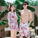 水着 カップル ベア メンズ レディーズ カップル レギンス ダイビング 水着 女 ペアルック メンズ みずぎ ペアルック ペア水着 大きいサイズ フィットネク...