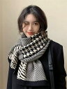 新作 マフラー 柄あり チェック柄 大判ストール 秋冬 マフラー ブランケット スヌード ショール 厚手 冷房対策 防寒 ギフト カシミア 人工カシミアスト...