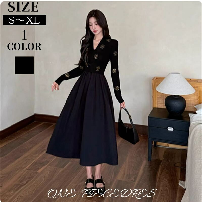 ワンピースドレスカットソートップ＆...