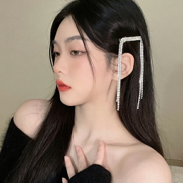 ヘアーアクセサリー　 カチューシャ　リボン付け　キラキラ　シンプル　 人気 流行　気質 百掛け sweet..
