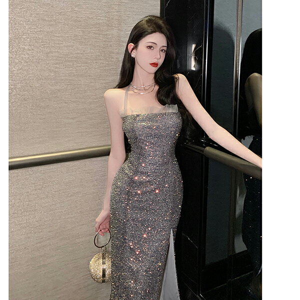 タイトワンピース 　姫系ワンピース ドレスワンピース　パーティードレス　キャバドレス　セクシードレス　ノースリーブ　ベアバック ミデイアム丈 オシャレ エレガント 大人　セクシー スリム 大人可愛い 大きいサイズ 二次会 結婚式 お呼ばれ　披露宴　韓国ファッション