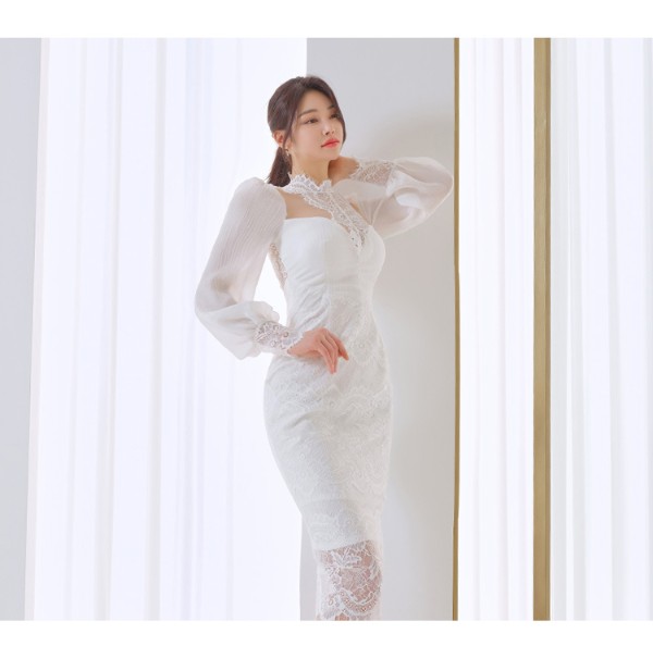 タイトワンピース 　姫系　パーティードレス　フォーマルドレス　 ゲストドレス 　セクシードレス　春 夏　着痩せ ミモレ丈　ロング丈　 膝丈　オシャレ シンプル エレガント 大人 上品 フォーマル　入園式　披露宴　結婚式　韓国ファッション