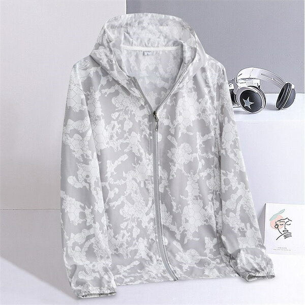 UVパーカー ラッシュガードパーカー 男性女性 長袖 UVカット アウター 迷彩柄 おしゃれ UV対策パーカー 接触冷感 パーカー レディース 指穴 紫外線対策 薄手 夏 羽織 吸水速乾 海 プール レジャー 日焼け対策sl036