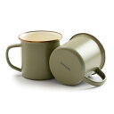ベアボーンズリビング Barebones Living エナメル 2トーン カップ2個セット OD 20235058048000ホーロー