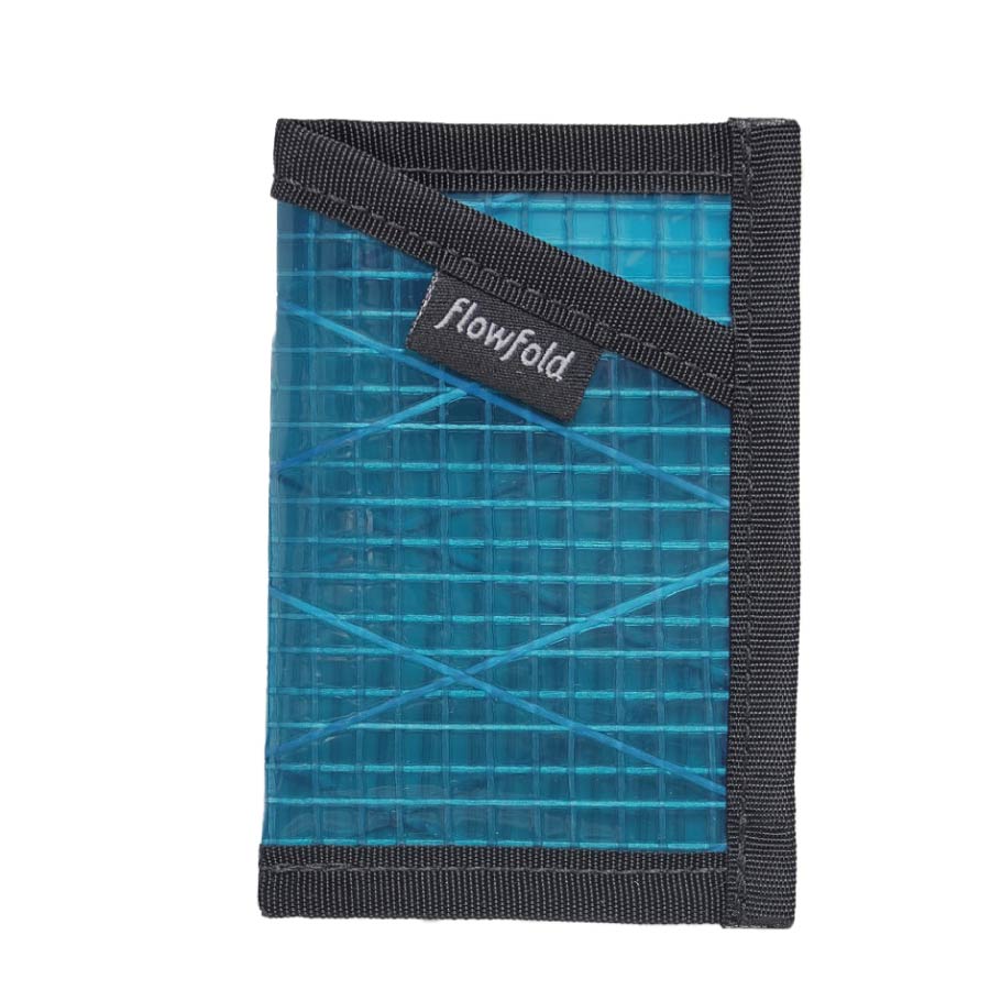 フローフォールド FLOW FOLD RS MINIMALIST CARD HOLDER WALLET-CyanSailcloth fftj013-JPカードホルダー