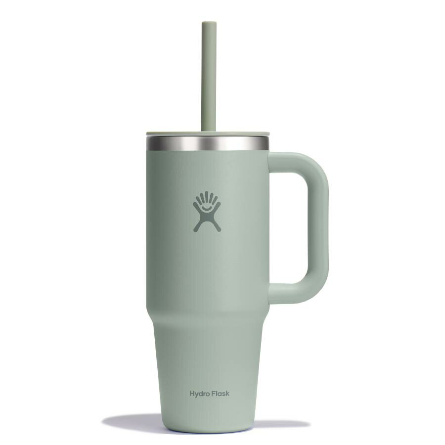 【マラソン期間クーポン対象】ハイドロフラスク Hydro Flask 24oz ALL AROUND TRAVEL TUMBLER Agave 8901920147251ストロー タンブラー