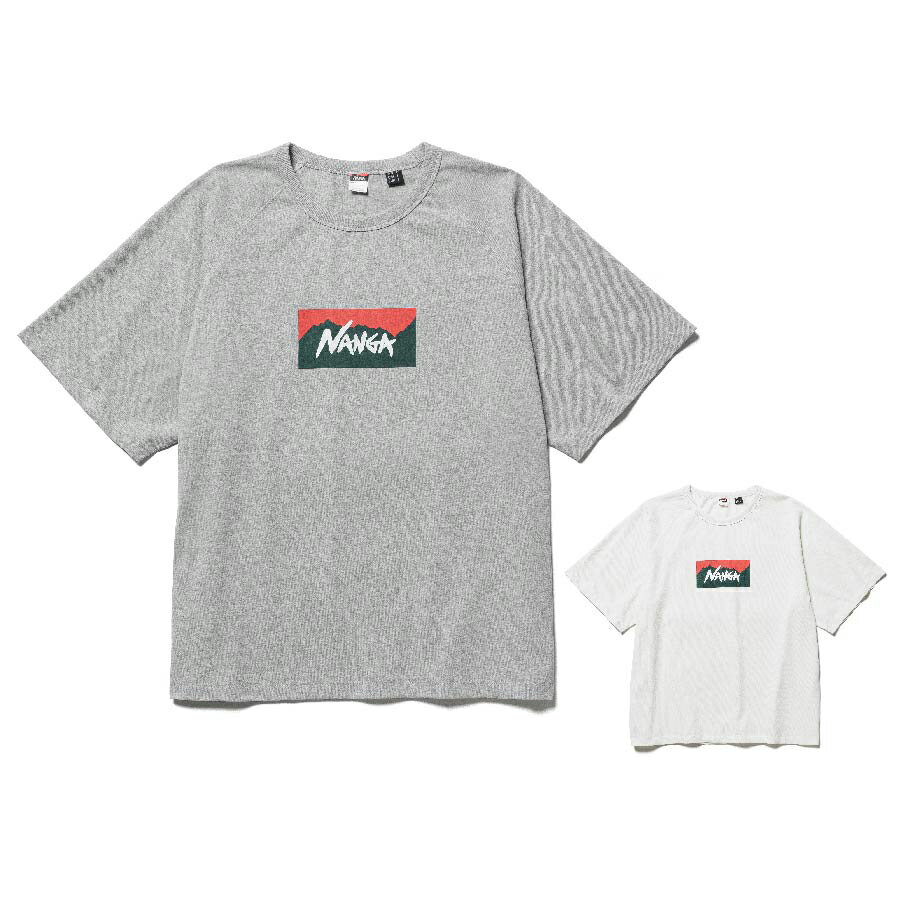 ナンガ NANGA NANGA×TAKEUCHI SHUNTARO BOX LOGO LOOSE FIT TEE N1Tl [Tシャツ]【不定期セール】【セール価格品は返品・交換不可】