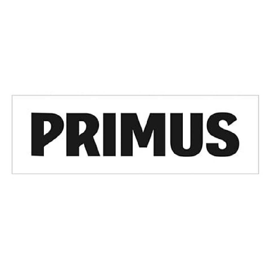 PRIMUSロゴの転写式ステッカー（黒）です。サイズ（ロゴ部幅）：L 18.5cm※この商品は「千葉県」から出荷します。★★在庫限りのため、セール価格の商品は返品・交換不可★★PRIMUS（プリムス） プリムスステッカーL ブラック