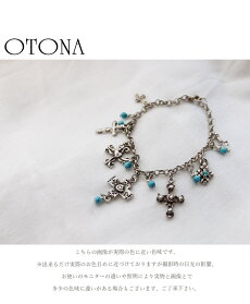 Turquoise&crossブレスレット