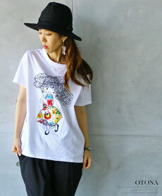 (ホワイト)元気をくれるハッピーガールTシャツ8/1322時販売新作×メール便不可