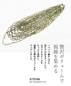 (オリーブ)温もり溢れるボリュームネックレス9/2122時販売新作〇メール便可