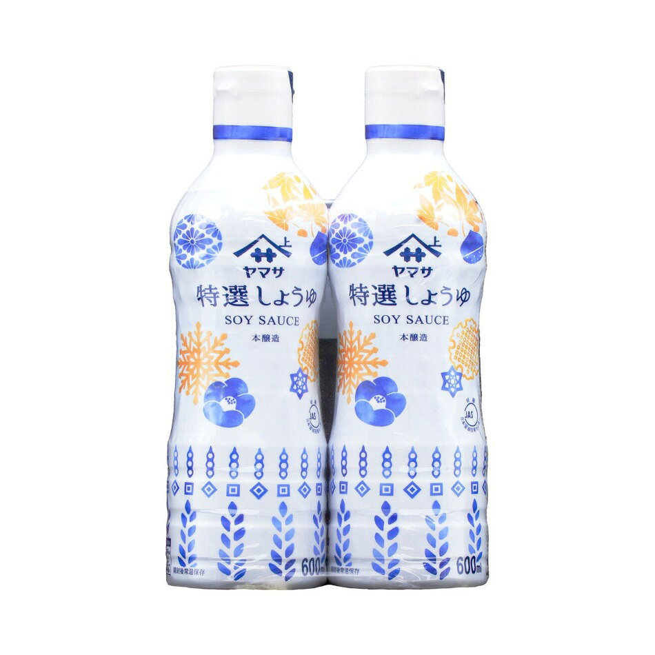 【商品の特徴】JAS特級の中でも特にうま味成分の高い特選しょうゆ / 2重構造の鮮度ボトルで開封後は常温で120日間鮮度をキープ / 環境に配慮したリサイクルできる素材のボトル / 600mlうま味の高い特選醤油です。美しい色、深い香り、コクのある味は料理の専門家の方々にも好評頂いております。酸化を防ぐ鮮度ボトルのため、開封後は常温で120日間美味しさをキープできます。