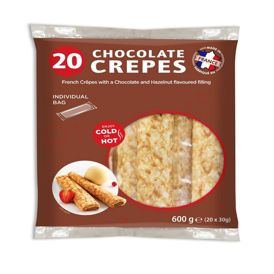 フレンチチョコレートクレープ　1パック　30g x 20個入
