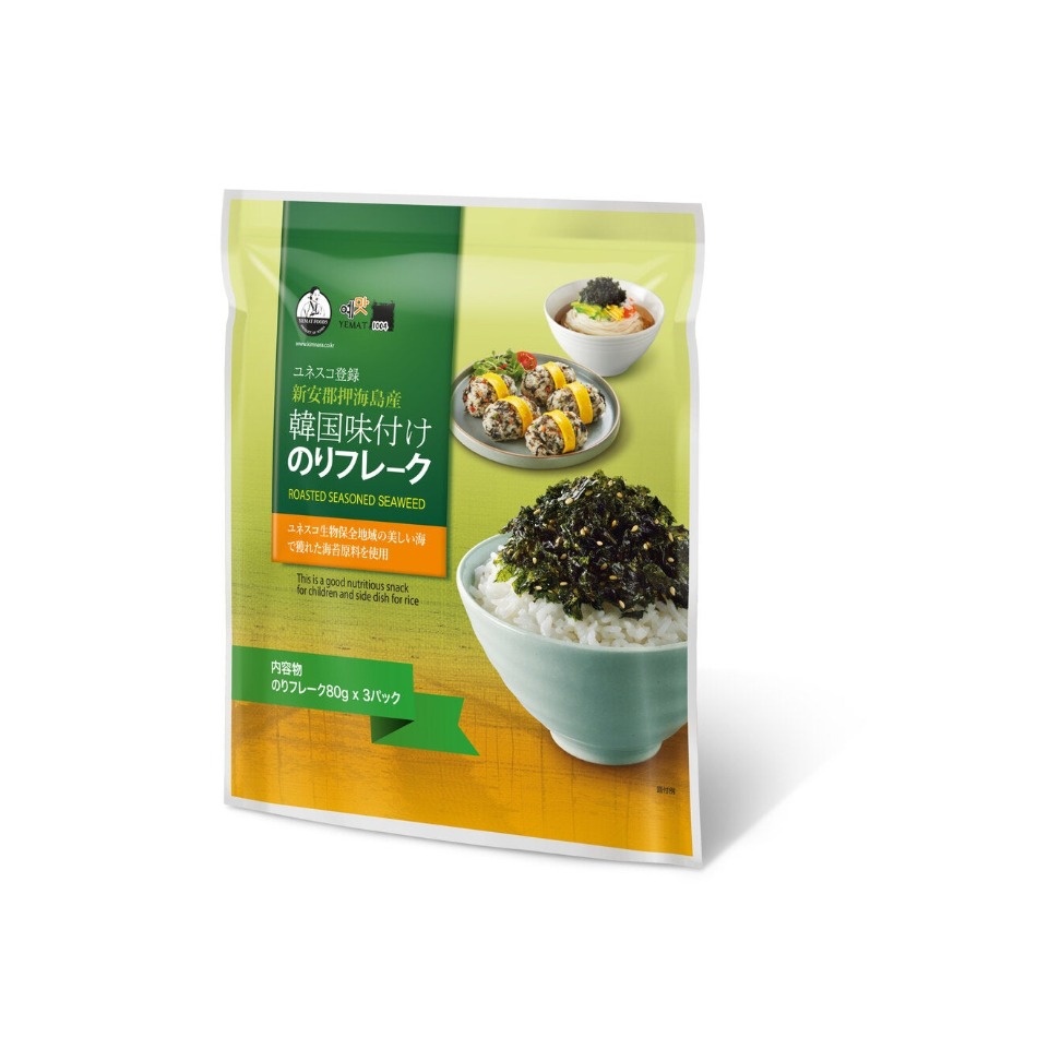 韓国味付けのりフレーク 80g x 3袋